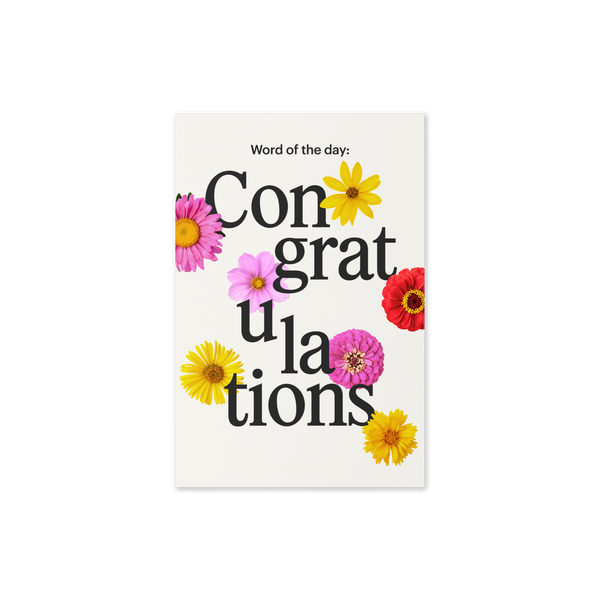 Congratulations Greeting Card