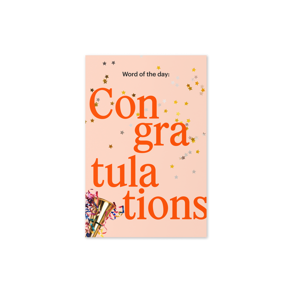 Congratulations Greeting Card