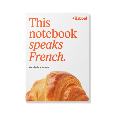 Vocabulary Notebook for French