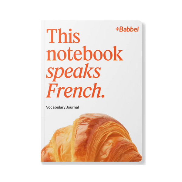 Vocabulary Notebook for French