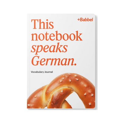 Vocabulary Notebook for German