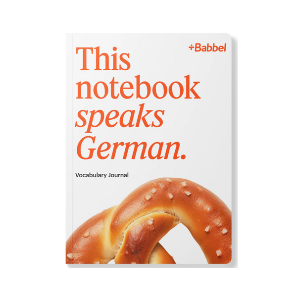 Vocabulary Notebook for German