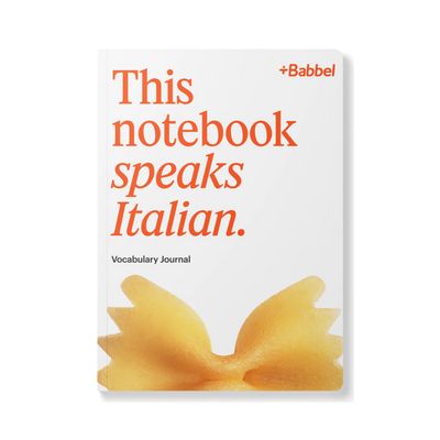 Vocabulary Notebook for Italian