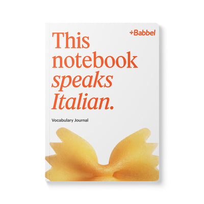 Vocabulary Notebook for Italian Learners