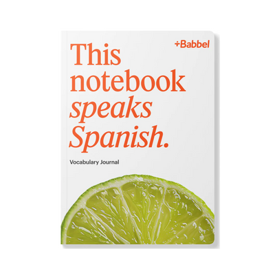 Vocabulary Notebook for Spanish
