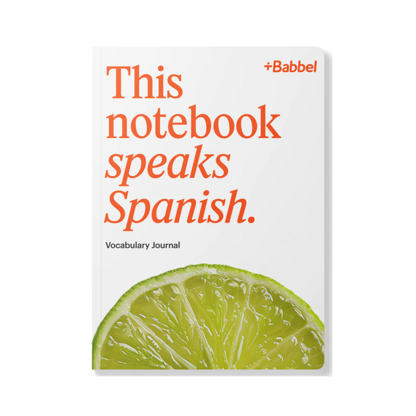 Vocabulary Notebook for Spanish